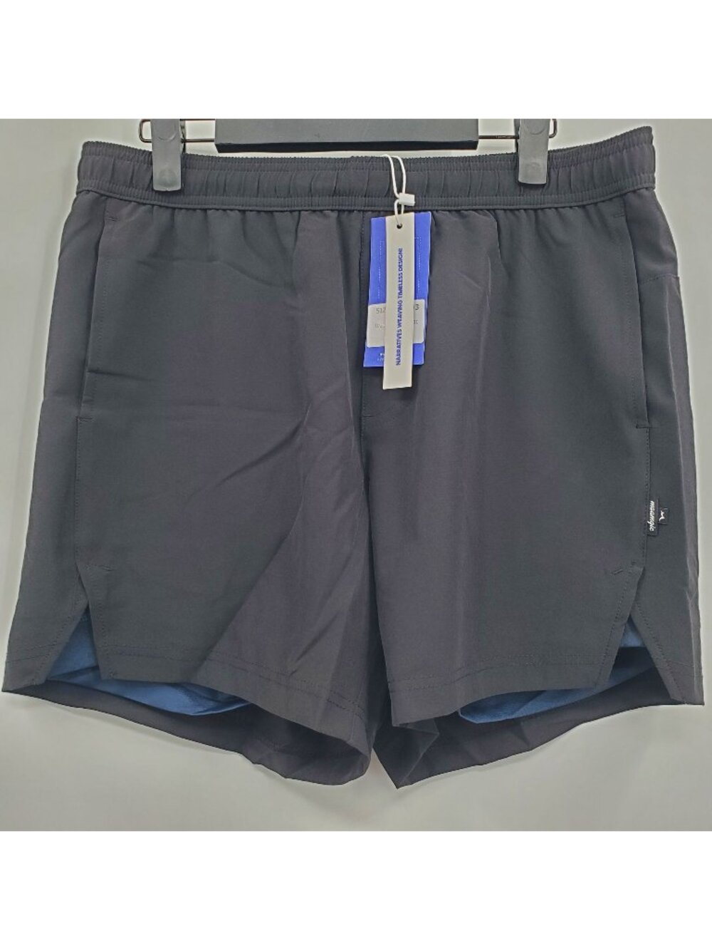 Maamgic 5" Gym Running Shorts Men Size M NWT Quick Dry Workout Athletic Black